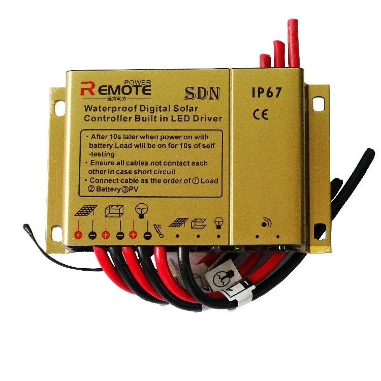 
10a 20a battery charger 12v 24v 48v pwm solar charge controller for solar street light 