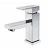 Square Chrome Brass Basin Faucet Sanitary Wares