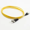 2019 Custom 1M ST-ST Singlemode Duplex Fiber Optic Patch Cord 9/125 Yellow LSZH