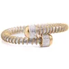 Punk Cool Spring Stainless Steel Wire Mesh Bangles
