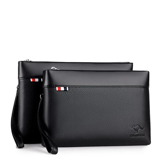 

Fashion men's clutch bag large-capacity business casual tide men's handbags hit color envelope bag alibaba china online shopping, 2colours