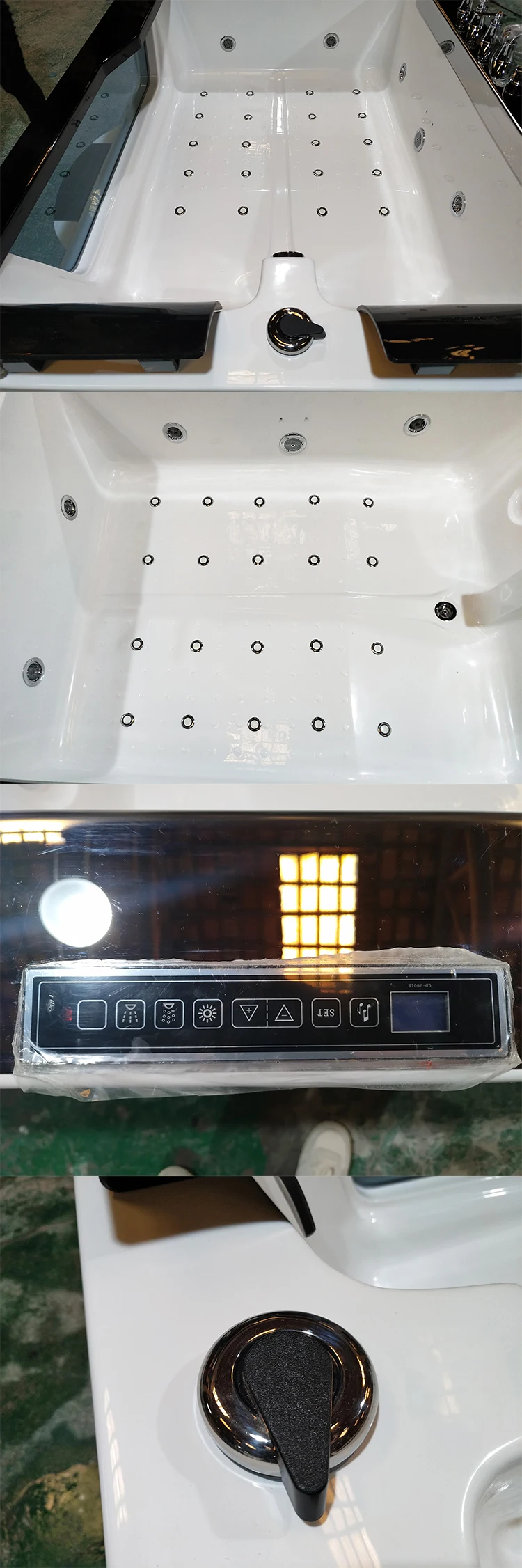 Foshan Freestanding Massage Spa Bathtub With Video Bathtubs Whirlpool