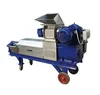 Wet chicken feather dewatering screw press