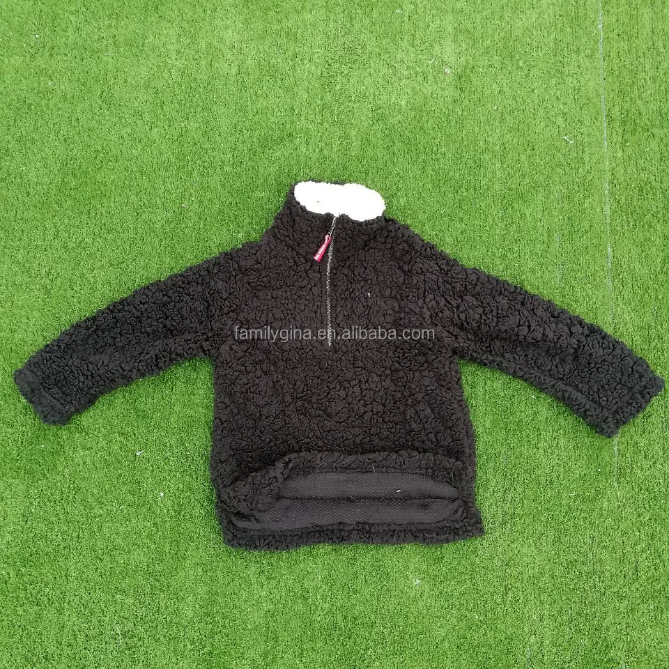 sherpa pullover wholesale