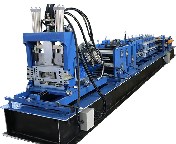 
Fully automatic cold steel strip profile c z purlin roll forming machinery roof truss shaping machine 