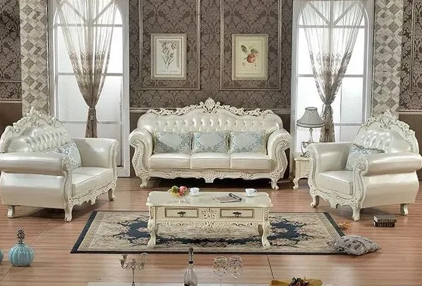 Homey Design Furniture Victoria European Sofa And Loveseat And