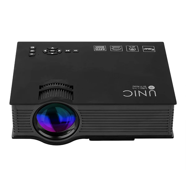 

UC46 mini projector rohs full hd led projector 1080p cheap China 3d tv projector Xlintek, Black