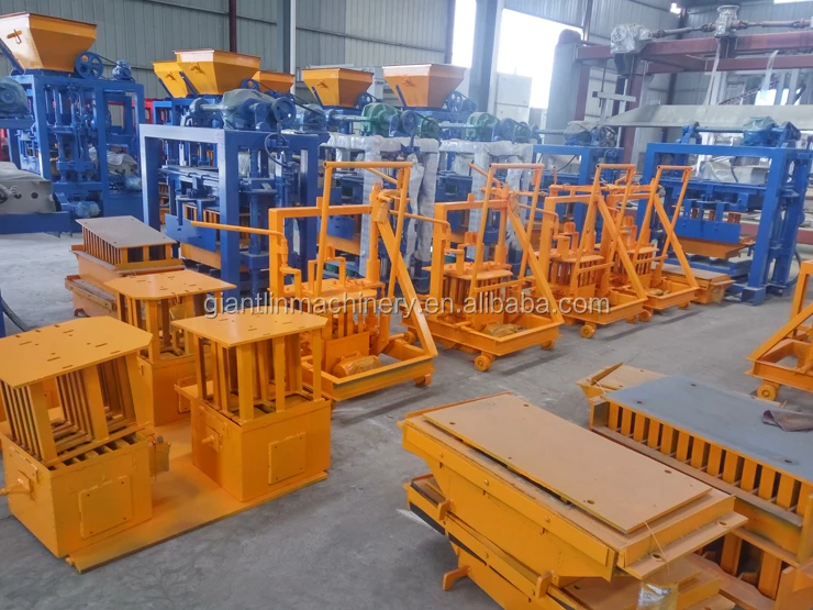 Giantlin Qmr2-45 Small Concrete Aircrete Block Machine - Buy Aircrete ...