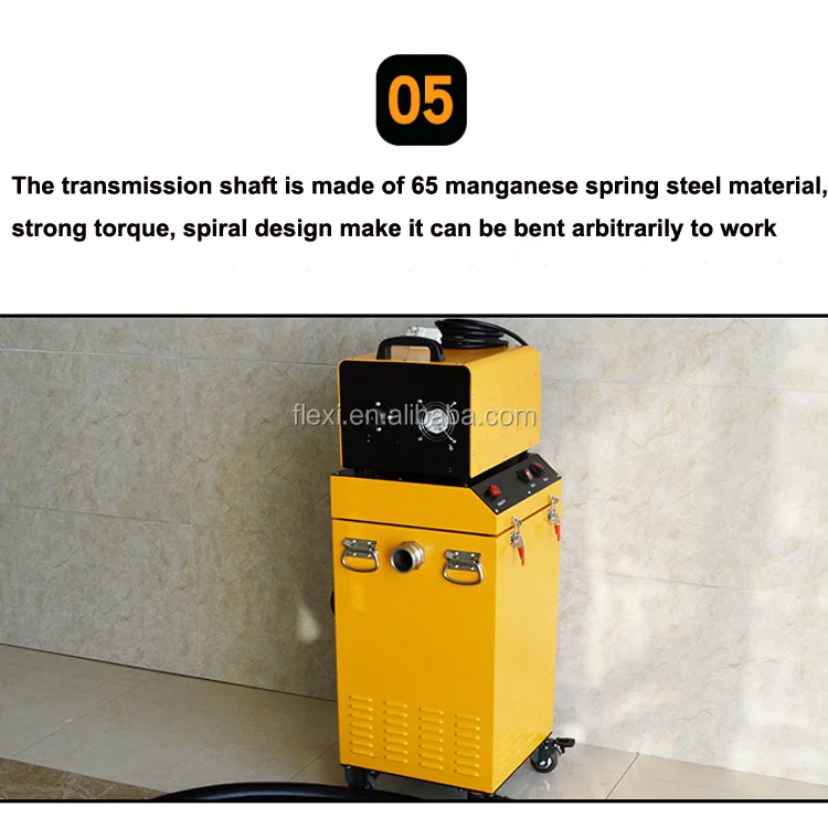 Rotary Brush Duct Cleaning Machine Rotating Brush Vacuum System With