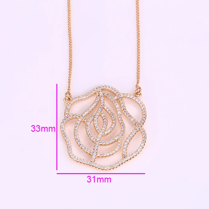 

41960-Xuping Jewelry Generous 18K Gold Color Necklace For Women Gifts