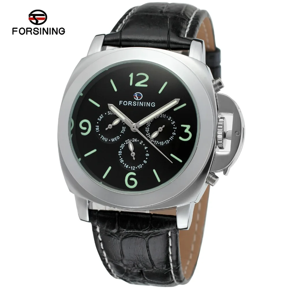 

Top Brand Forsining Original Chronograph Men Automatic Genuine Leather Watch