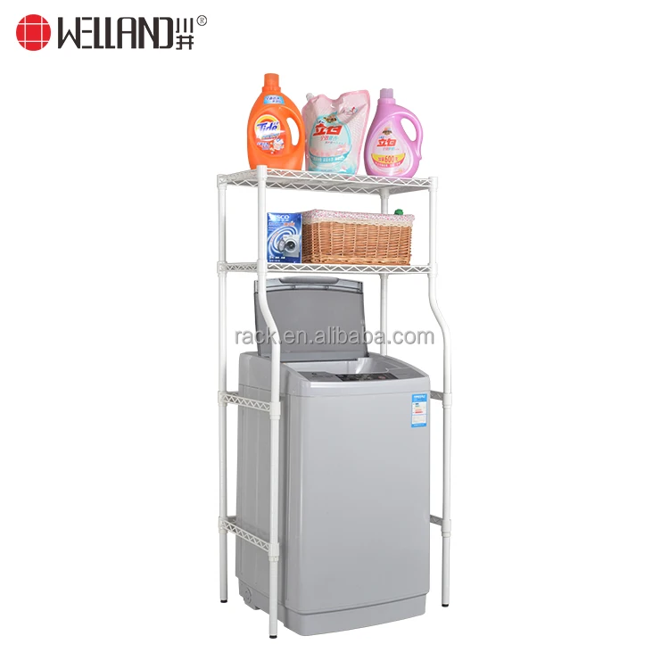 

Hot Sale 2 Tiers 40 kgs Metal Washing Machine Wire Shelf Shelving