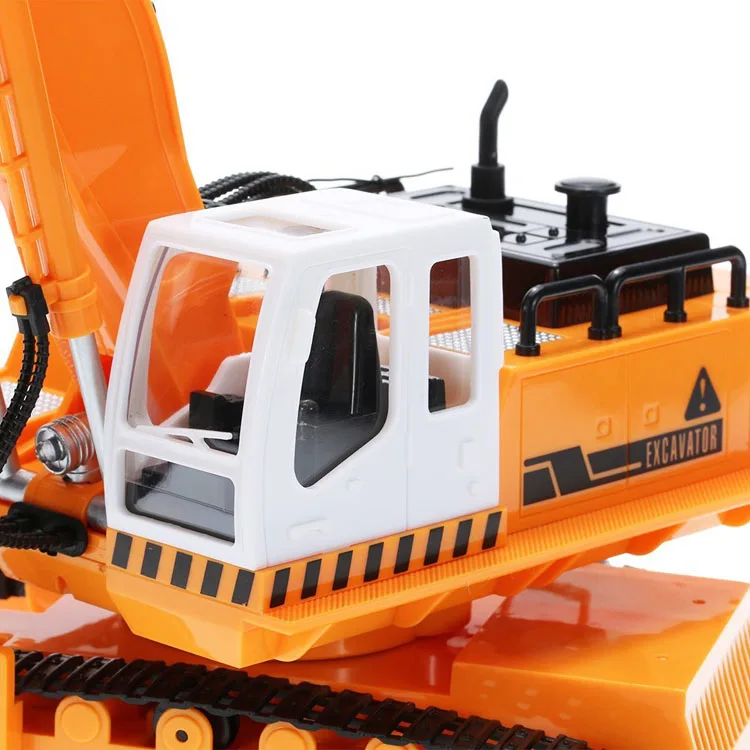 1:16 Scale 11 Channel Rc Excavator Model Toy Construction Truck For ...