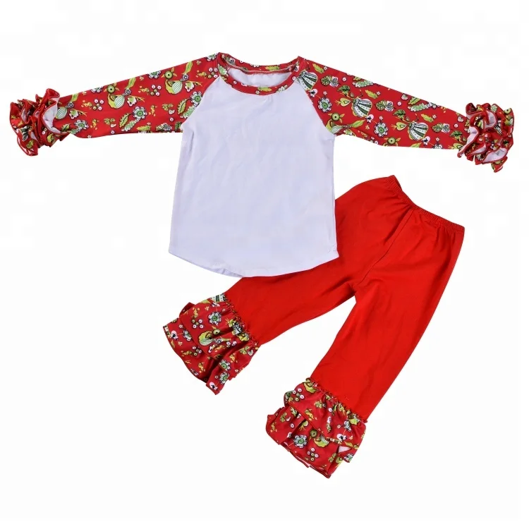 

Kids Girl Milk Silk Clothing Set Cute Kids Boutique Outfits Persnickety Children Clothes Set, Picture