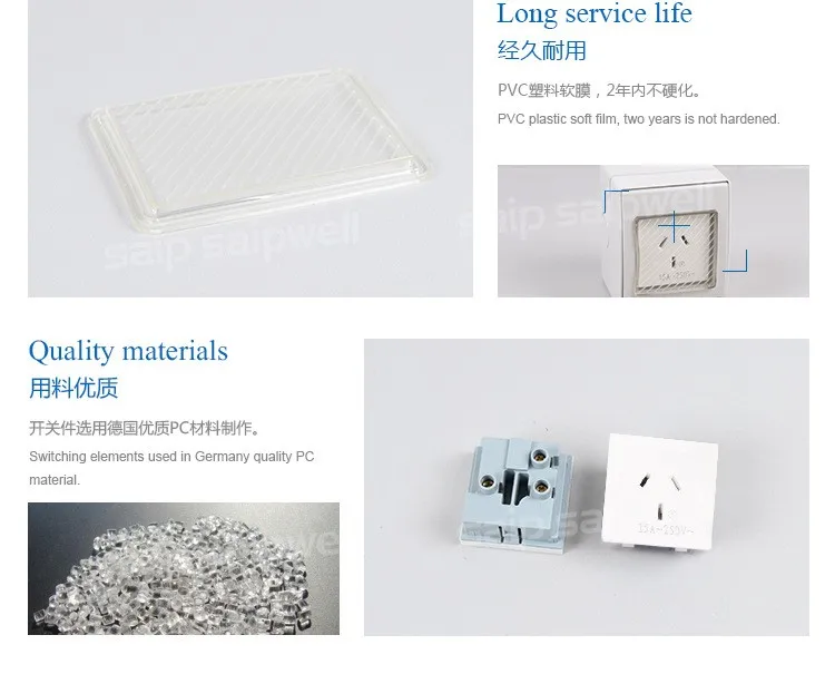 Ce Australican Standard Outdoor Weatherproof Wall Socket