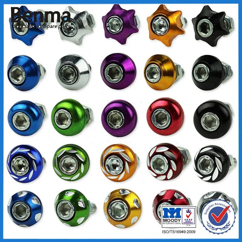 Motorcycle Anodized Colored Bolt,Small Eye Bolts,M6 Motorcycle Bolts