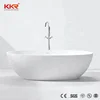 Italian Classic Design Solid Surface Resin Stone Bathtub Black with SGS & CE