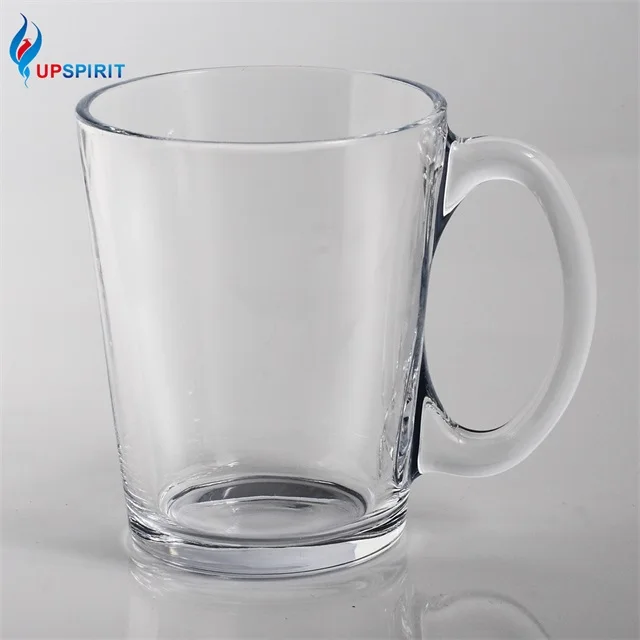 clear glass cups with handles