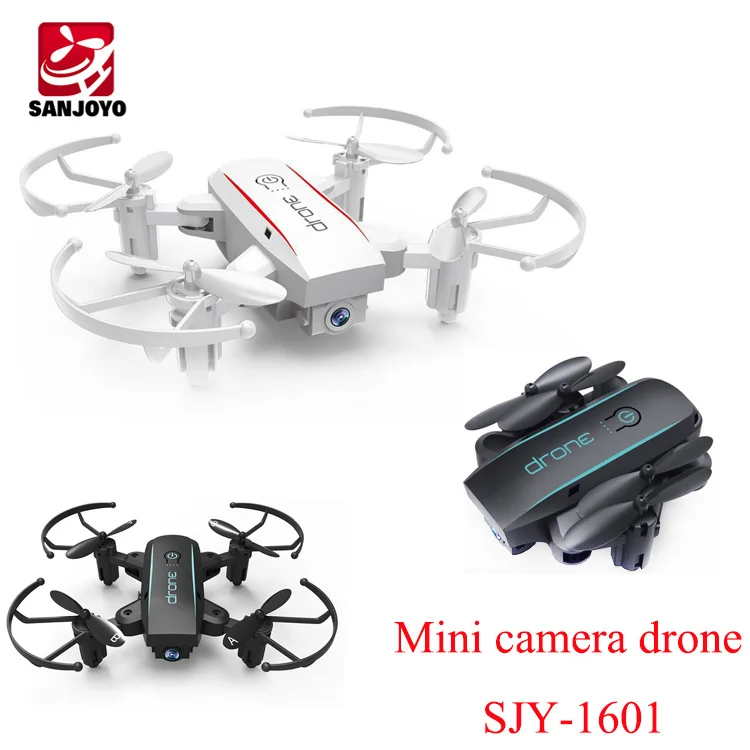 SJY-1601 PK DJI Tello mini foldable drone pocket selfie drone with 720P camera 3D flip height set helicopter