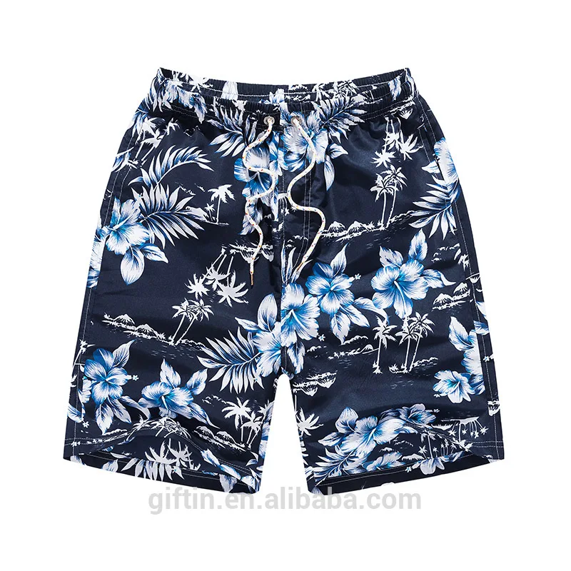 

OEM Men's Board Shorts Pattern Swimsuit Pattern sublimation printing Beach shorts, As photo