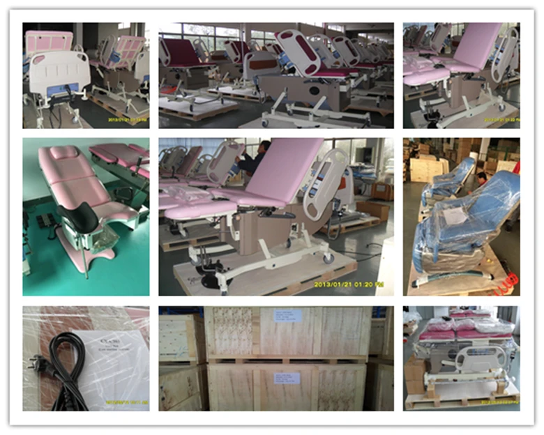stainless steel 304 hydraulic maternity bed CY-C06B