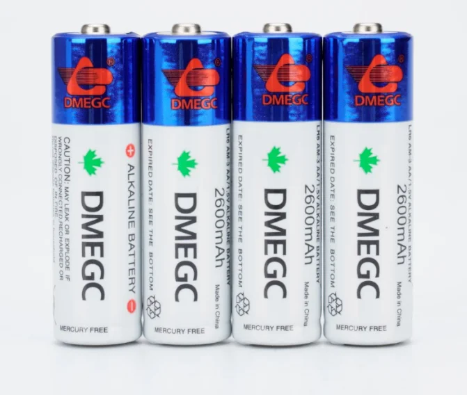 2019 Dmegc 2600mah Lr6 Aa Am3 5 1.5v Alkaline Battery With Best Price And Best Quality