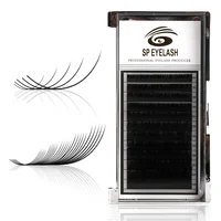

Wholesale 100% Individual 3d Mink Fur False Russian Volume Silk Faux Extension Eyelashes Lashes With Private Label