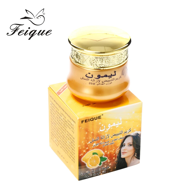 

Feique natural skin care remove freckle spots and age spots effective bleaching lemon face whitening feique cr cream, White