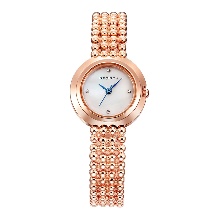 

RE 202 REBIRTH Steel Strap Women Watches Casual Ladies Watches Top Brand Luxury Gold Bracelet Quartz Classic Female Watches