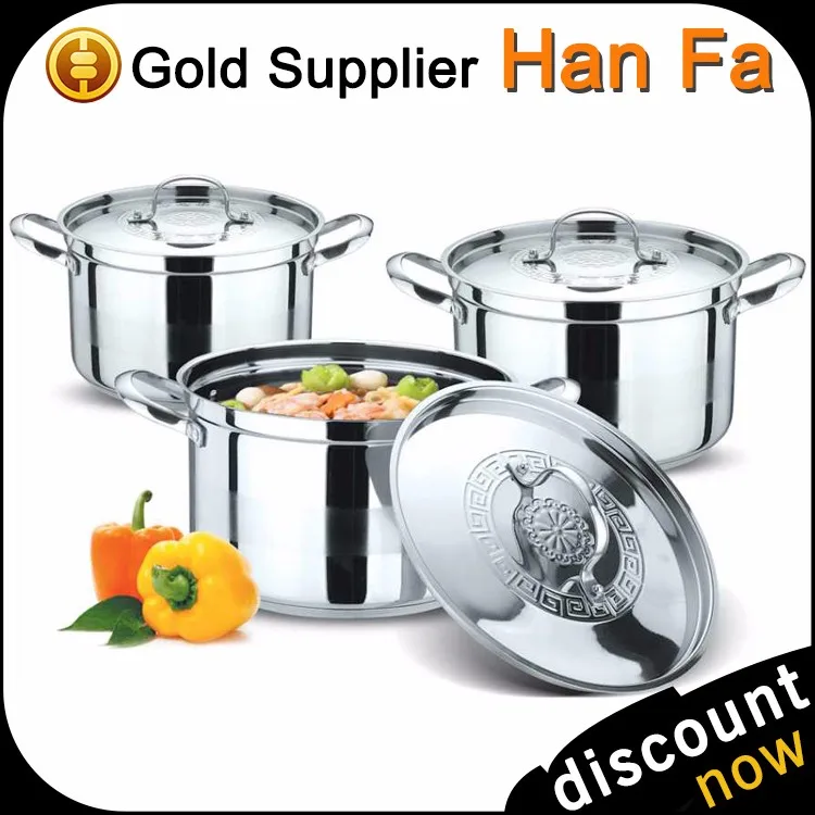 6pcs Induction Cookware Heavy Duty Stainless Steel Cookware With Steel Lid Buy Stainless Steel