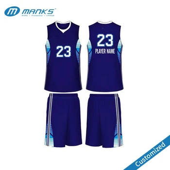 Blue And White Basketball Jersey 