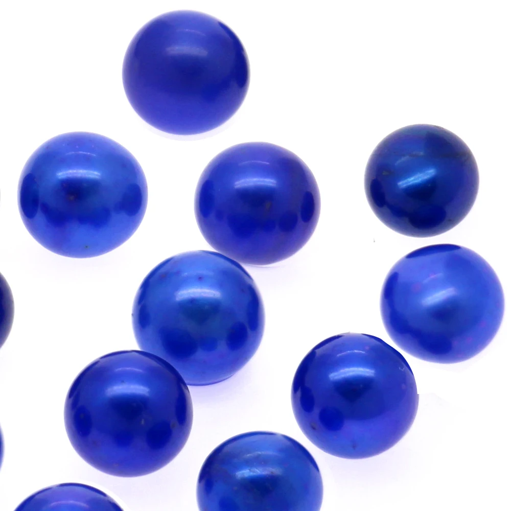 

AAAAA grade size 7-8mm nature loose freshwater pearls round 9# deep zhuji pearls blue 29 colors dyed oyster pearls stock