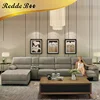 Luxury european style leather sofa italian furniture direct genuine leather sofa set R1811