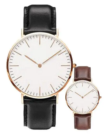 

Free shipping hot selling geneva or no logo simple quartz watch business men women wrist watch watches