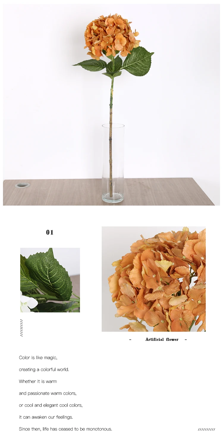 Wholesale Single Stem Artificial Flowers Real Touch Silk Light Pink