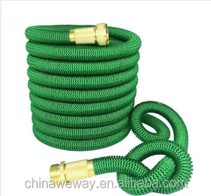 Image of 2018 brass connector cloth pvc silicone natural double latex garden hose