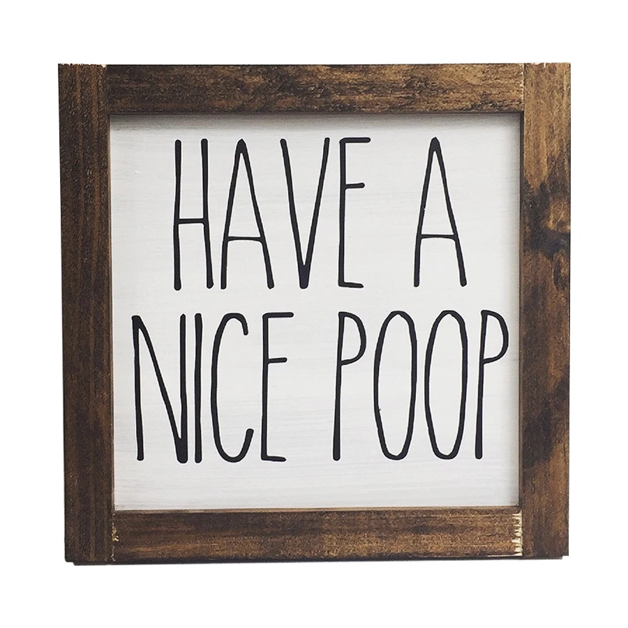 Farmhouse Bathroom Decor Whitewash Wood Sign Set of Three Rustic Sign Soak Wash Relax