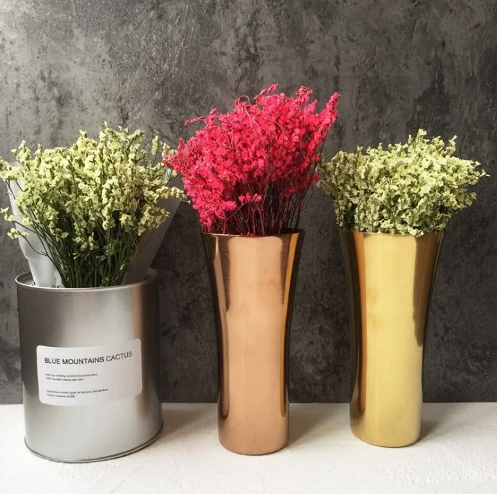 stainless steel vase