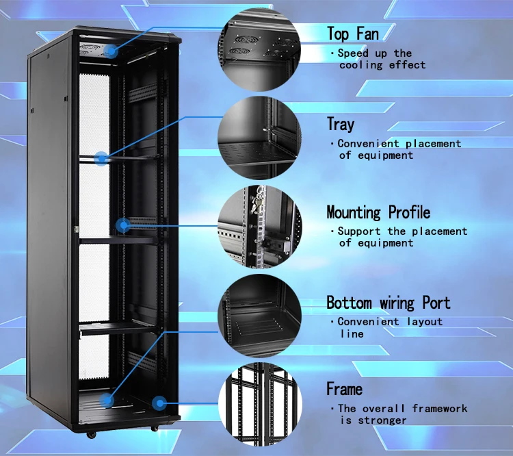 30u 42u Network Server Rack Price With Cooling System Stock Buy 30u 