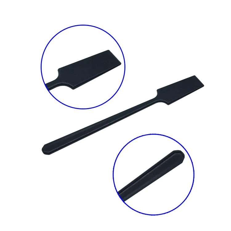5 Inch Convenient White And Black Mixing Hard Plastic Cosmetic Spatula Buy Cosmetic Spatula Plastic Spatula Mixing Spatula Product On Alibaba Com