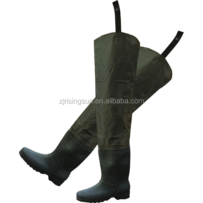 Fisherman Boots Nylon Thigh Wader Long 