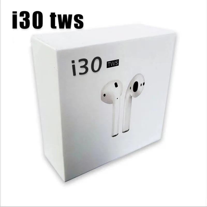 

I30 TWS bluetooth wireless earbuds with charging case lightning