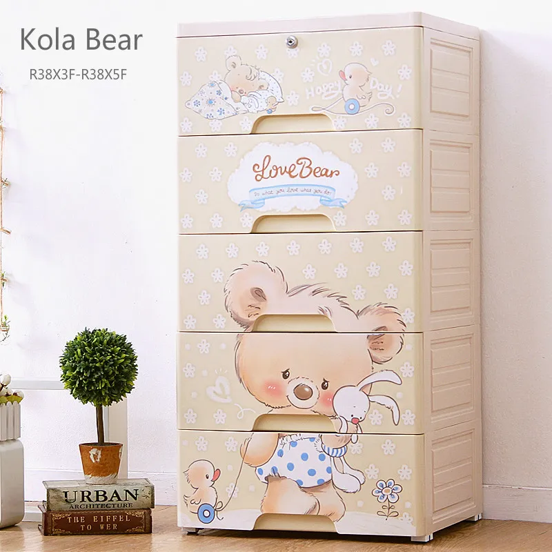 China factory durable cabinets storage bedroom plastic cabinets 