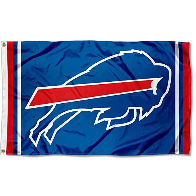 100d Buffalo Bills Flag For Decoration 3x5ft Printed Polyester Flag ...