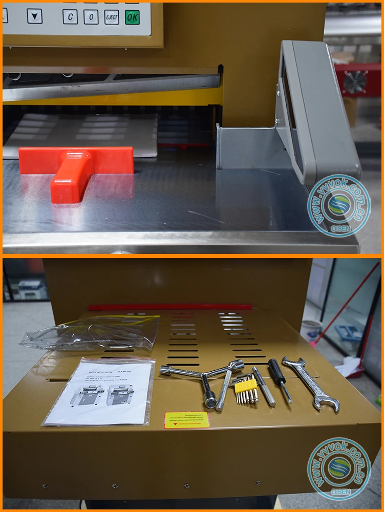 Automatic Quilling Money Cutter Paper Machine Hydraulic Program Control