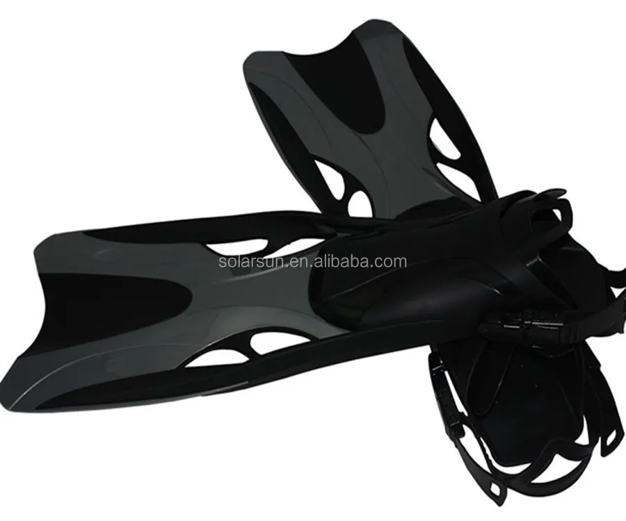 Adult Age and TPE+PP Material diving flipper Scuba Gear Snorkeling Silicone Training Rubber Swim Fins