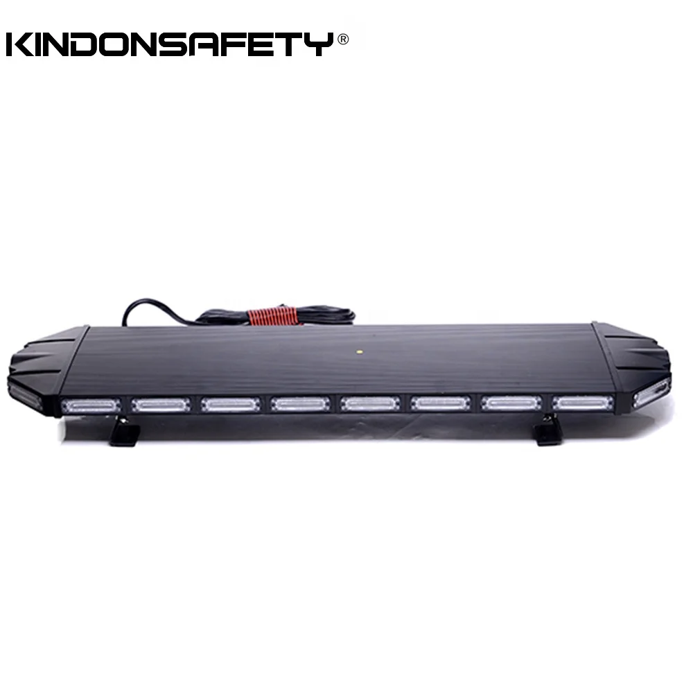 

Free shipping! LED Warning Lightbar Strobe bar 1W Linear 6 LEDs DC12V 24V or multivolt, Black Aluminum, 1200mm 47 inch