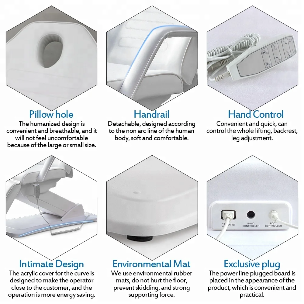 
electric massage bed treatment chair for spa medical chair 