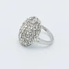 2019 New Design Girl Friends Valentine's Day Gifts Twilight City Wedding Ring Bella Engagement Paved Clear Rhinestone Ring