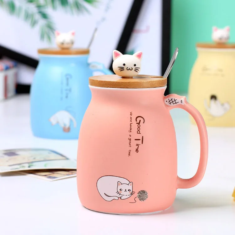 ceramic cat coffee mugs